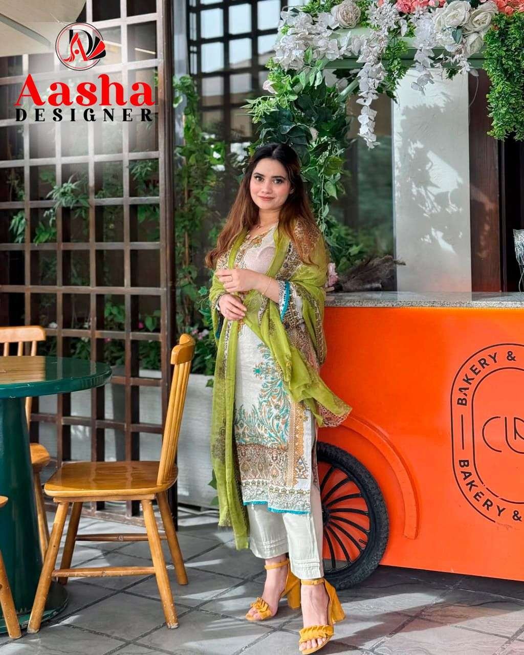 1169 COLOURS BY AASHA DESIGNER FANCY COTTON PRINT PAKISTANI DRESSES