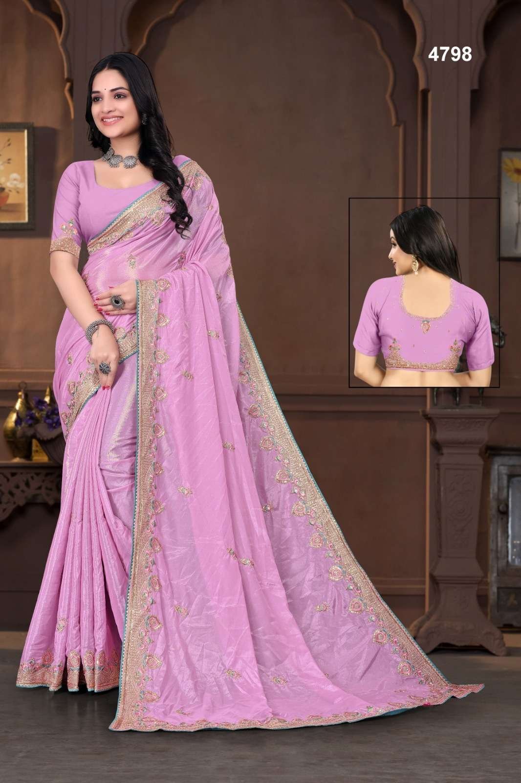 4798 COLOURS BY SUSWANI LATEST HEAVY DESIGNER FANCY FABRIC SAREES
