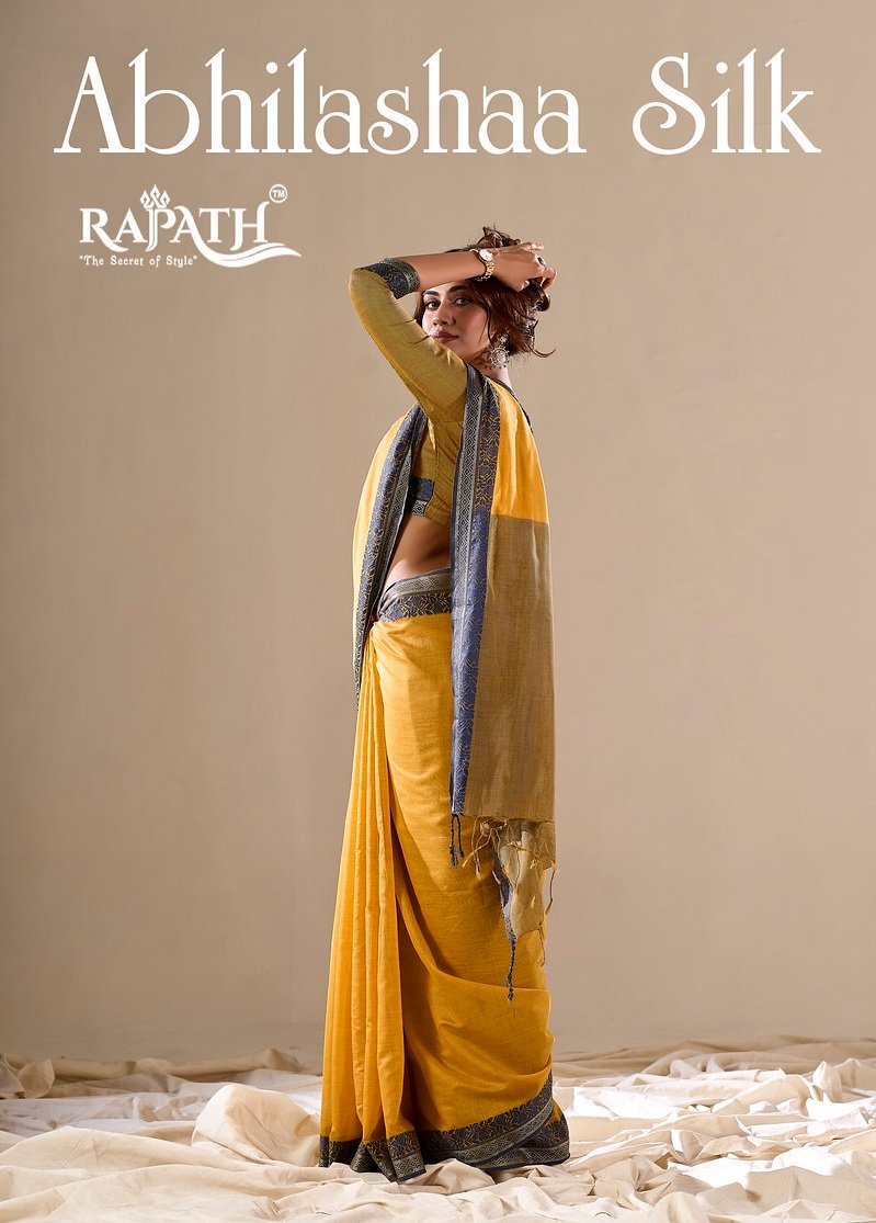 ABHILASHAA SILK BY RAJPATH 530001 TO 530006 SERIES COTTON SAREES