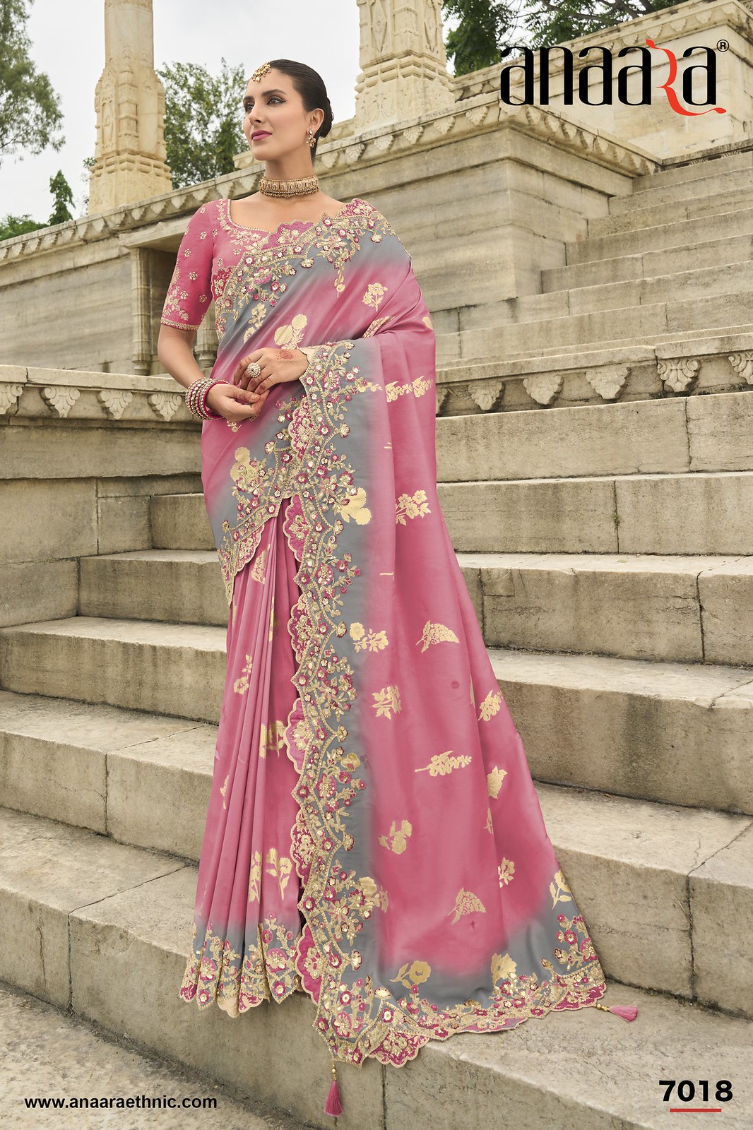 ANAARA 7000 SERIES VOL-2 BY TATHASTU 7012 TO 7030 SERIES SILK SAREES