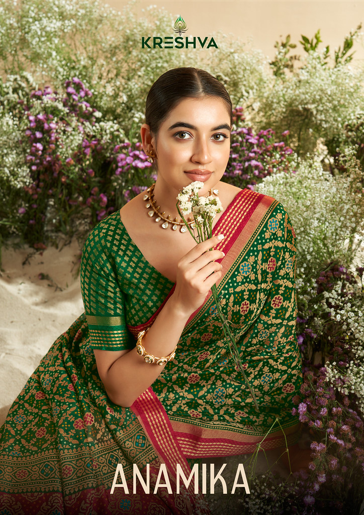 ANAMIKA BY KRESHVA K-1062 TO K-1064 SERIES LUX PV GEORGETTE SAREES