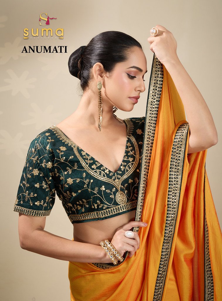 ANUMATI BY SUMA 9001 TO 9009 SERIES FANCY DESIGNER VICHITRA SAREES