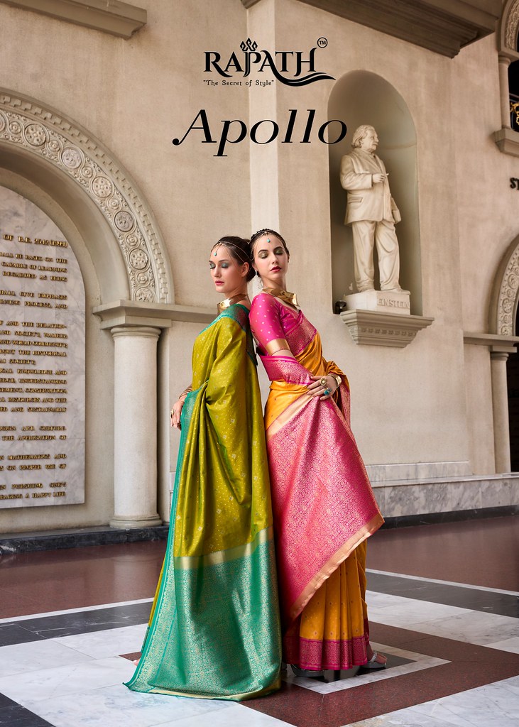 APOLLO BY RAJPATH 750001 TO 750008 SERIES DESIGNER SOFT SILK SAREES