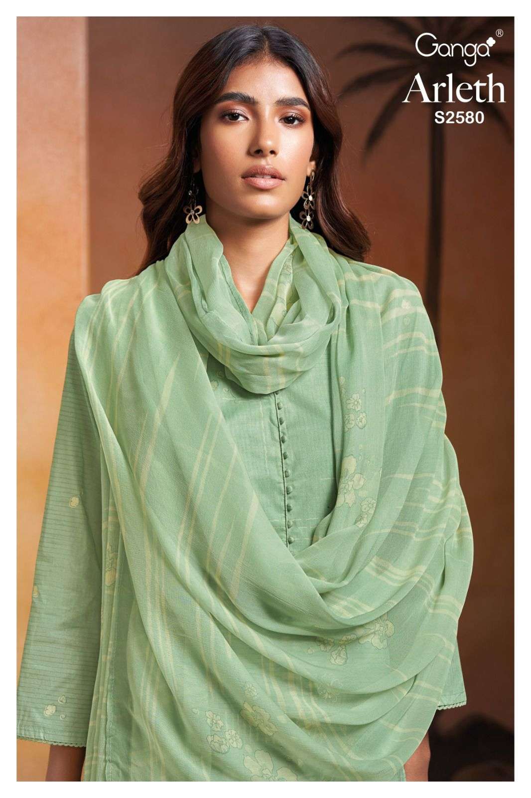 ARLETH 2580 BY GANGA FASHIONS 2580-A TO 2580-D SERIES COTTON DRESSES