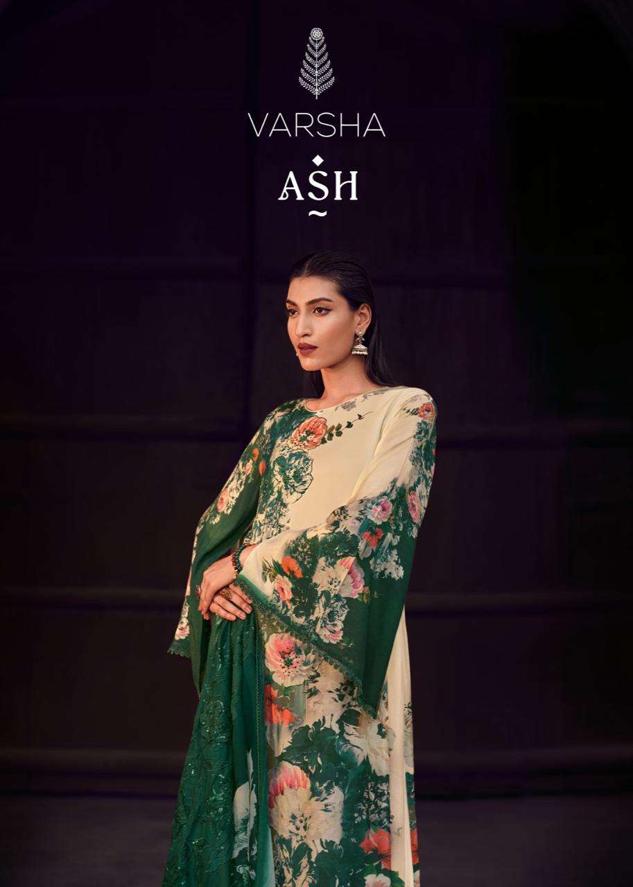 ASH BY VARSHA AH-01 TO AH-05 SERIES DESIGNER VISCOSE MUSLN DRESSES