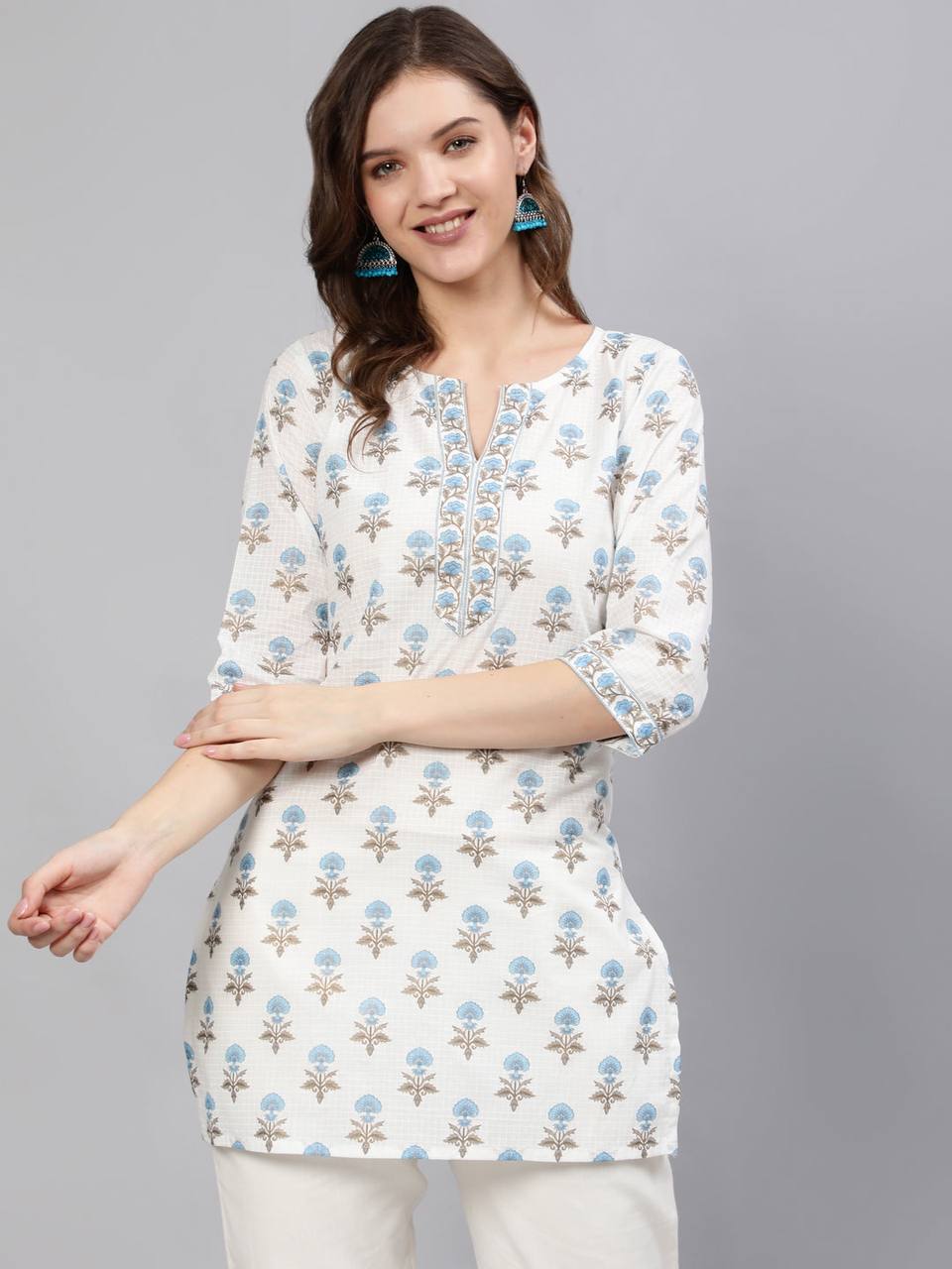 BLUSH 2.0 BY SUSWANI STYLISH DESIGNER COTTON PRINTED DAILY WEAR TOPS