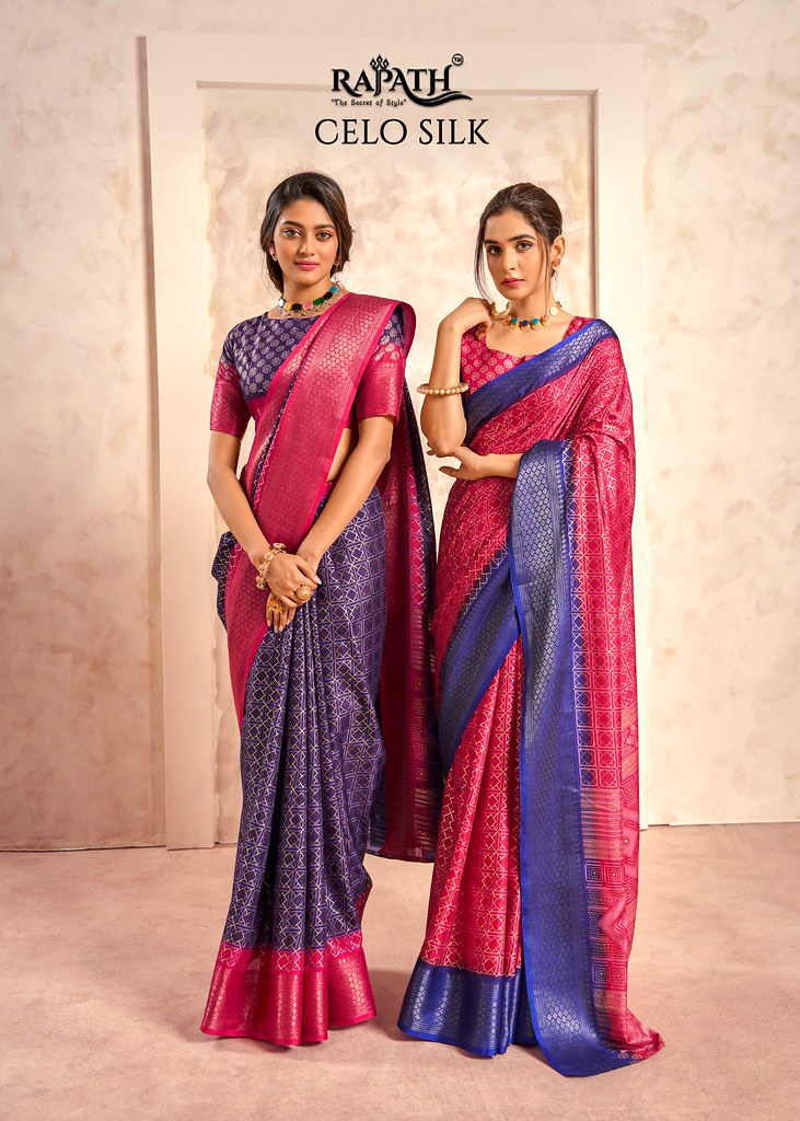 CELO SILK BY RAJPATH 197001 TO 197006 SERIES DESIGNER ART SILK SAREES