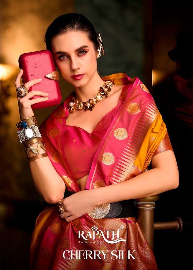 CHERRY SILK BY RAJPATH 820001 TO 820008 SERIES SOFT SILK SAREES