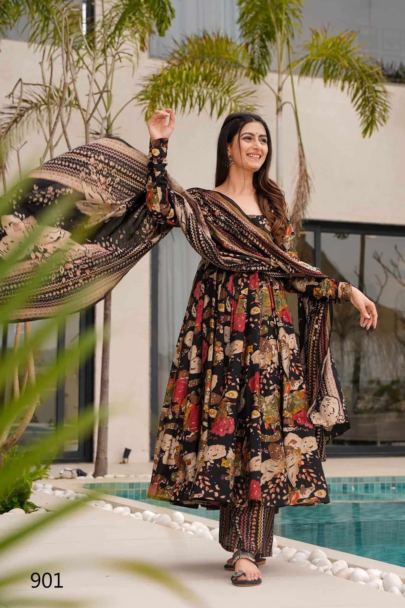 CLORA VOL-9 BY SUSWANI FANCY DESIGNER MAL COTTON PRINTED DRESSES