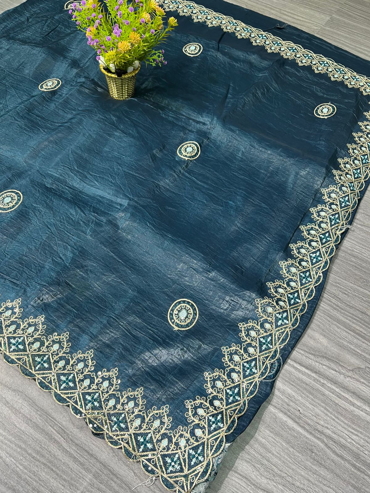 DN-701 COLOURS BY SUSWANI FANCY DESIGNER SOFT CRUSH FABRIC SAREES