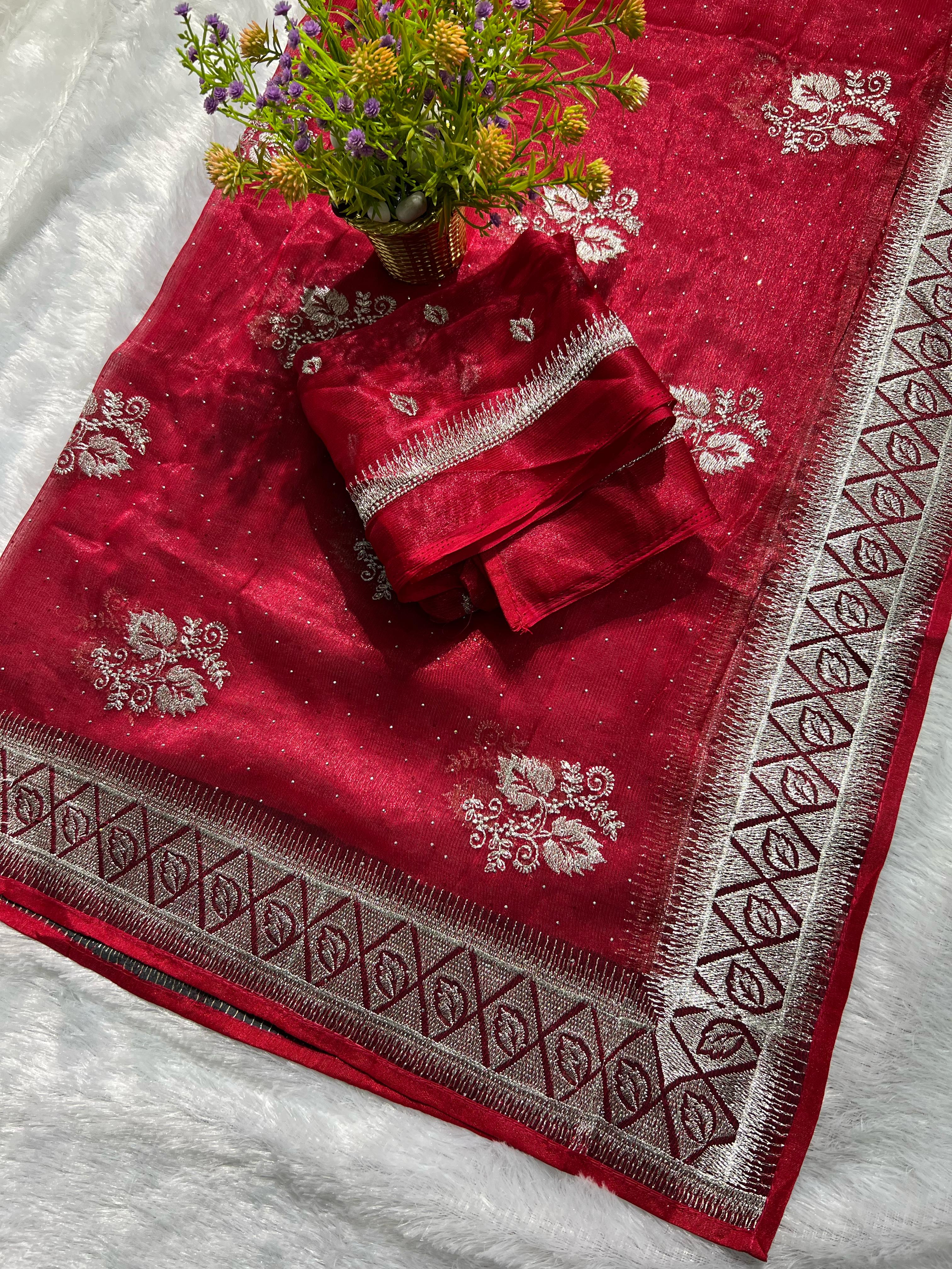 DN-703 COLOURS BY SUSWANI FANCY DESIGNER SITARA CHIFFON SAREES