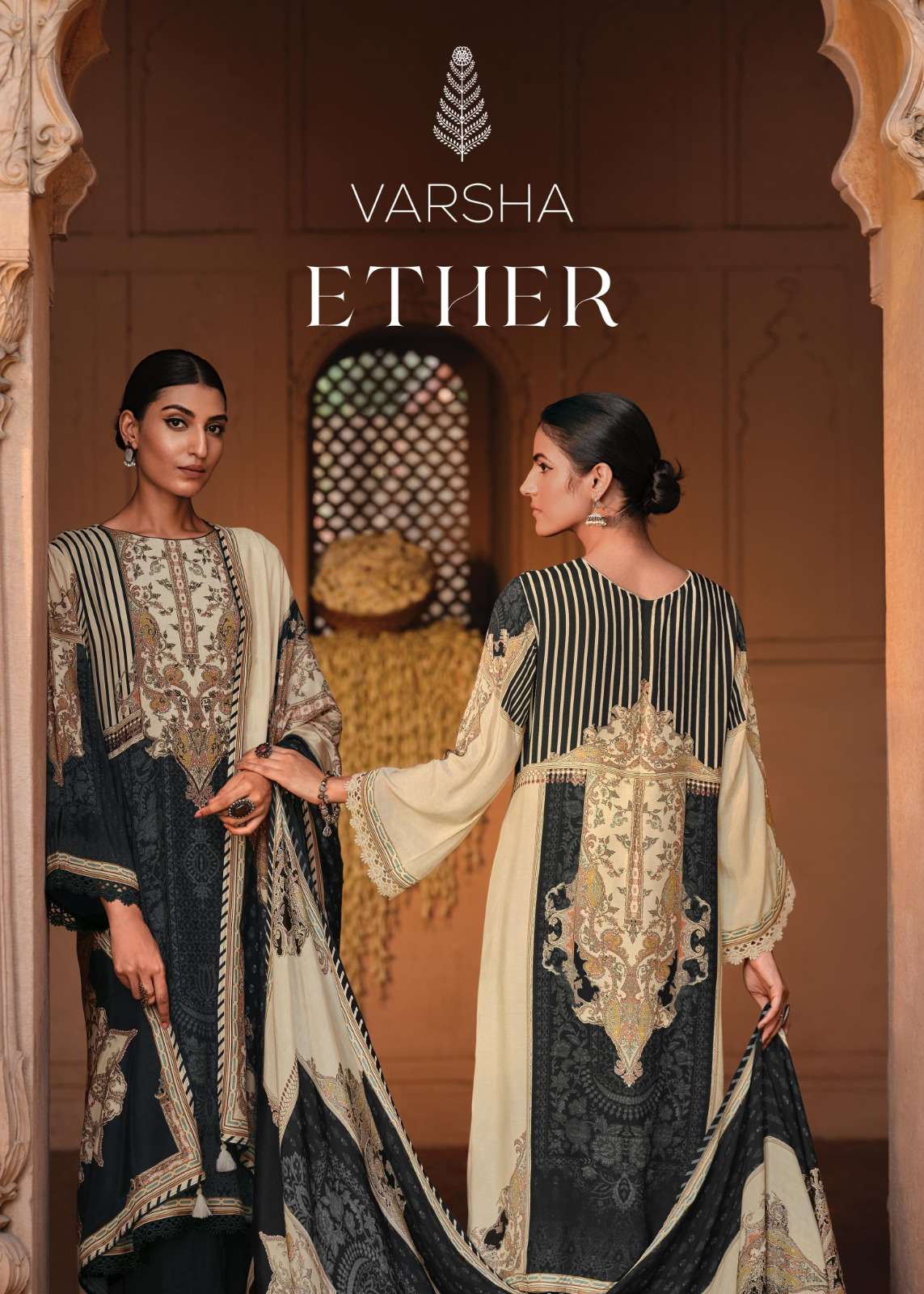ETHER BY VARSHA ET-01 TO ET-05 SERIES DESIGNER VISCOSE MUSLN DRESSES