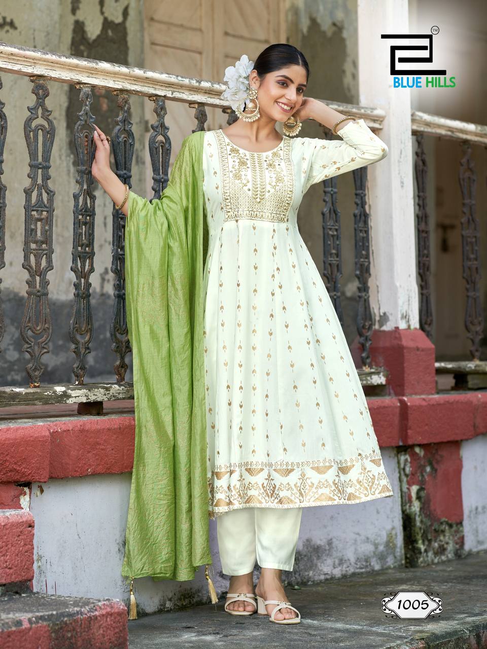 FESTIVAL SPECIAL BY BLUE HILLS FANCY DESIGNER HEAVY RAYON DRESSES
