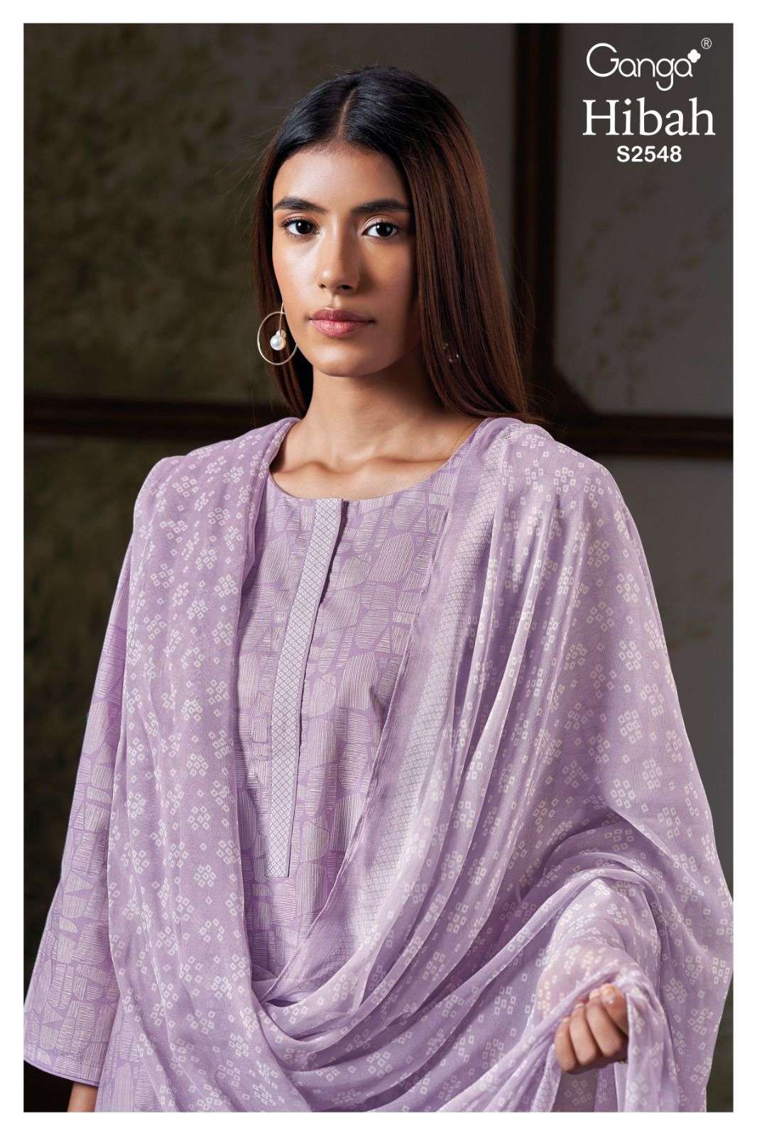 HIBAH 2548 BY GANGA FASHIONS 2548-A TO 2548-D SERIES PREMIUM COTTON DRESSES