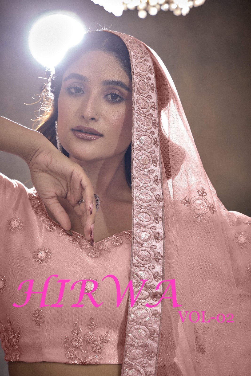HIRWA VOL-2 BY MD LIFESTYLE 3011 TO 3014 SERIES BUTTERFLY NET LEHENGAS