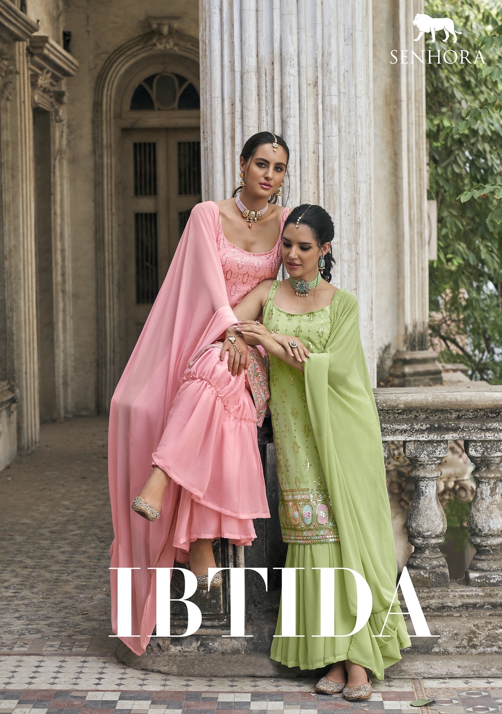 IBTIDA BY SENHORA 2058 TO 2061 SERIES HEAVY GEORGETTE DRESSES