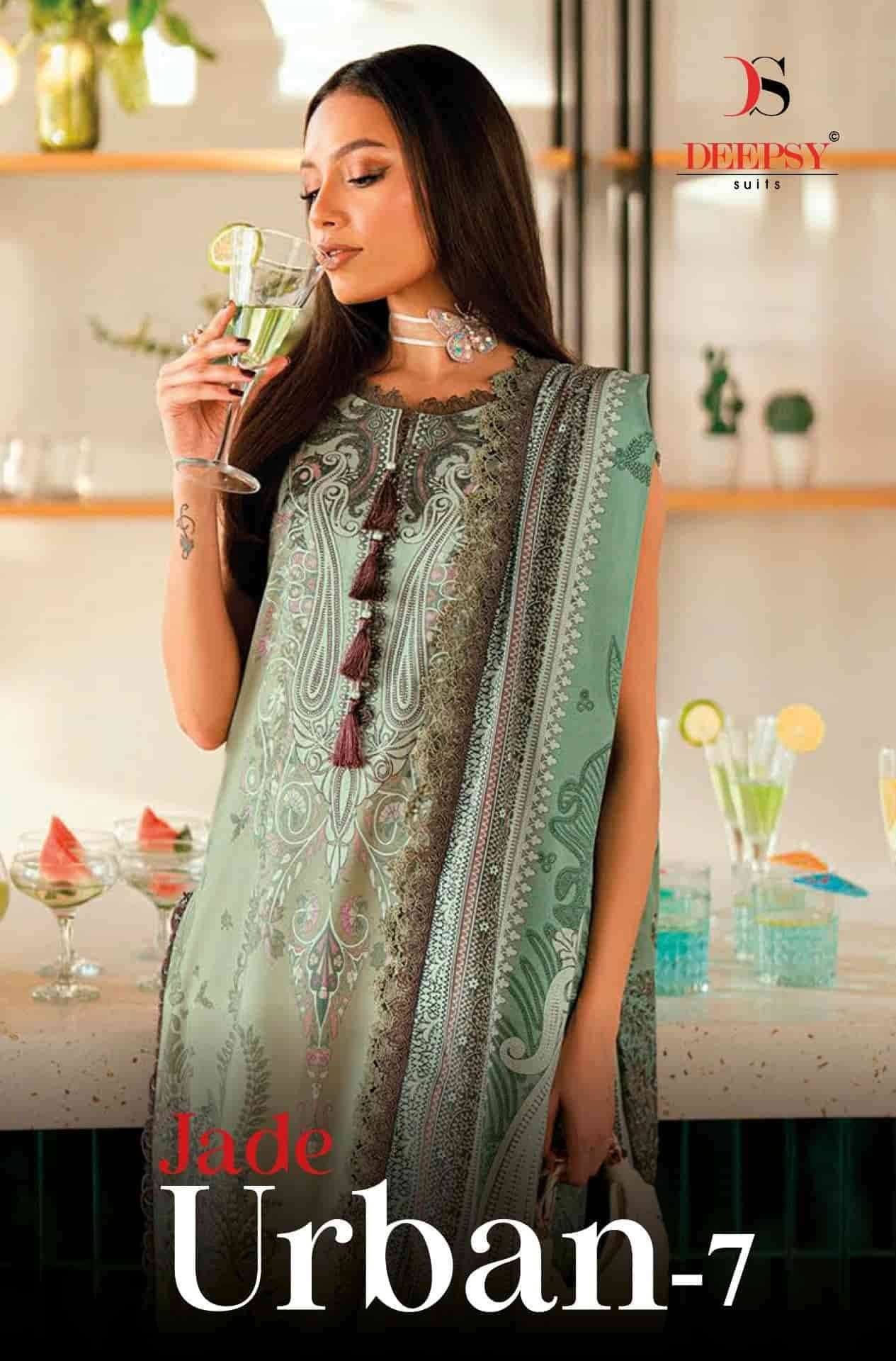 JADE URBAN VOL-7 BY DEEPSY SUITS 1731 TO 1738 SERIES COTTON PAKISTANI DRESSES