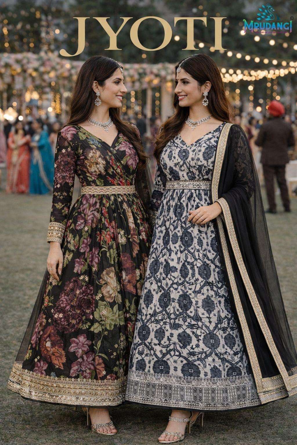 JYOTI BY MRUDANGI 866 TO 867 SERIES HEAVY PREMIUM GEORGETTE GOWNS