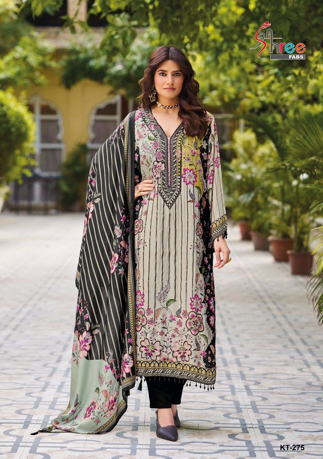 KT-275-A HIT DESIGN BY SHREE FABS PURE VISCOSE MUSLIN PAKISTANI DRESS