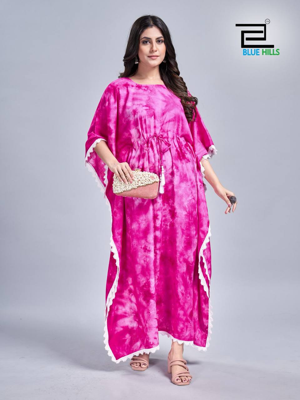 KAFTAN DRESS VOL-1 BY BLUE HILLS FANCY DESIGNER RAYON SLUB KAFTANS