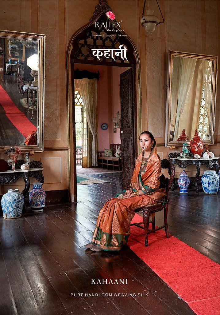 KAHAANI BY RAJTEX 416001 TO 416006 SERIES POCHAMPALLY SILK SAREES