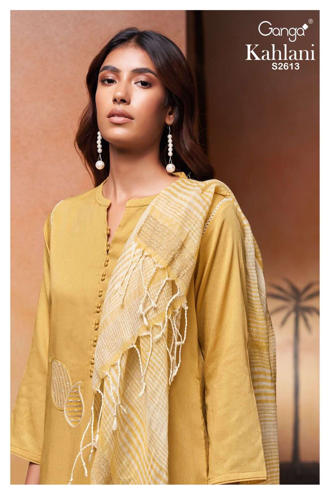 KAHLANI 2613 BY GANGA FASHIONS 2613-A TO 2613-B SERIES COTTON DRESSES