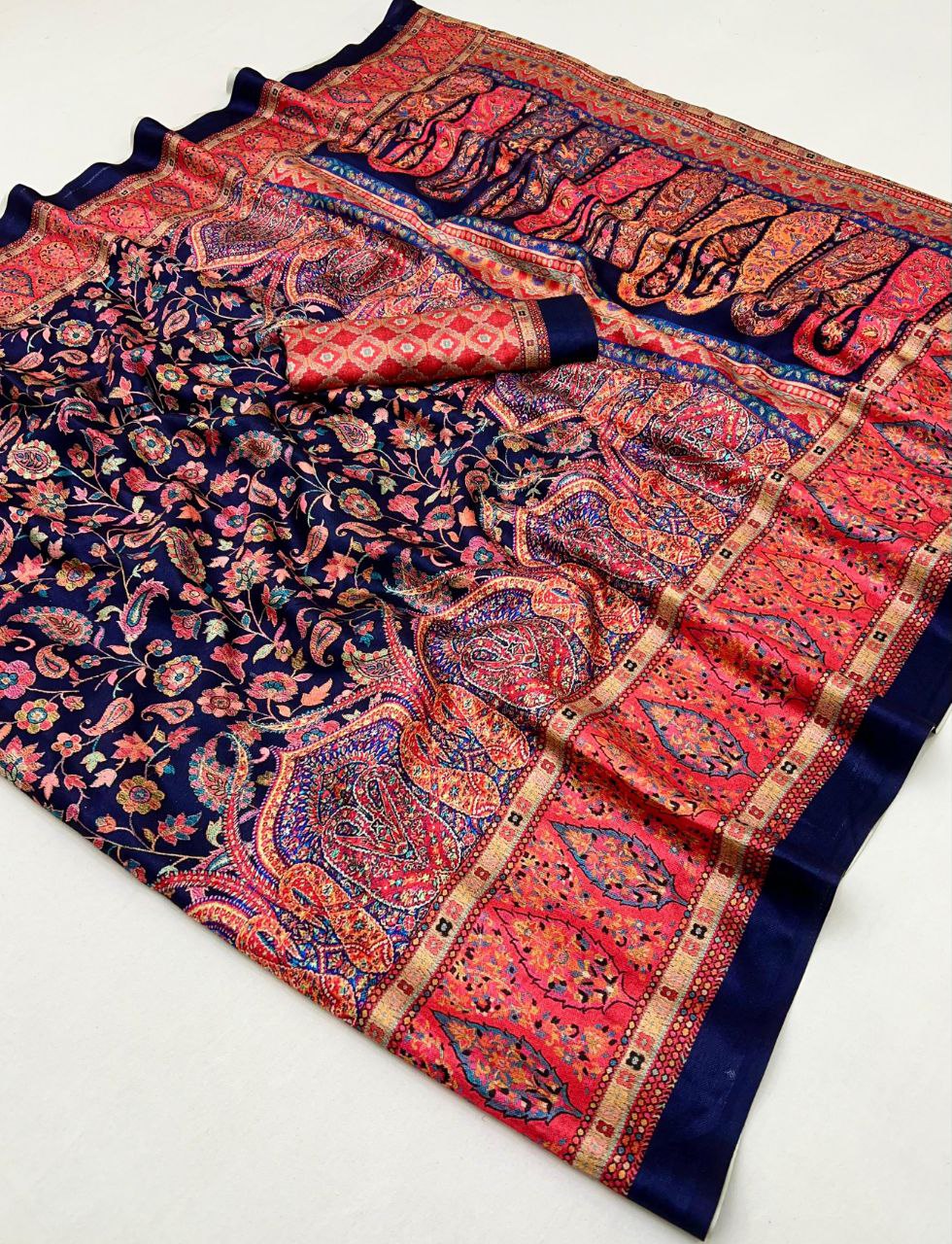 KAJAL VOL-9 BY SUSWANI LATEST FANCY DESIGNER PASHMINA PRINTED SAREES