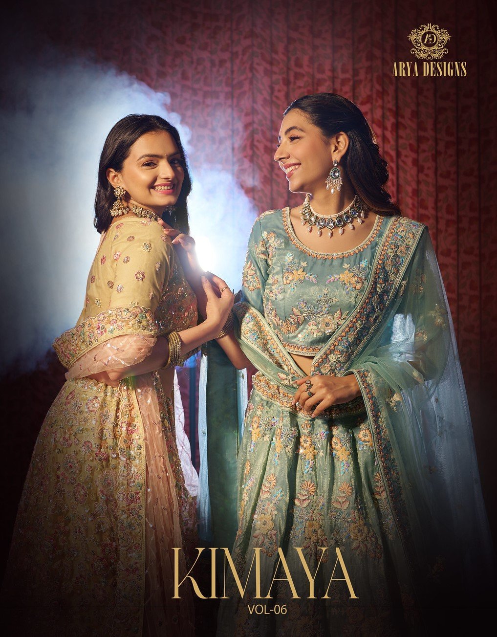 KIMAYA VOL-6 BY ARYA DESIGNS 96001 TO 96004 SERIES BRIDAL LEHENGAS