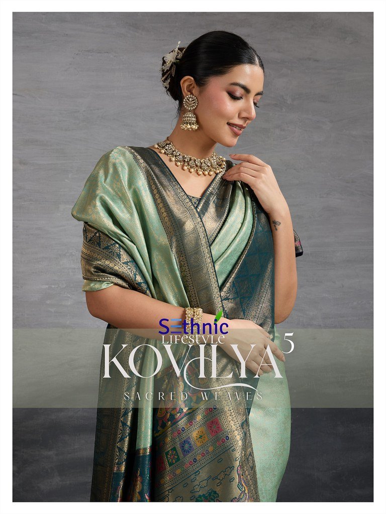KOVILYA VOL-5 BY SETHNIC 95017 TO 95020 SERIES FANCY SOFT SILK SAREES