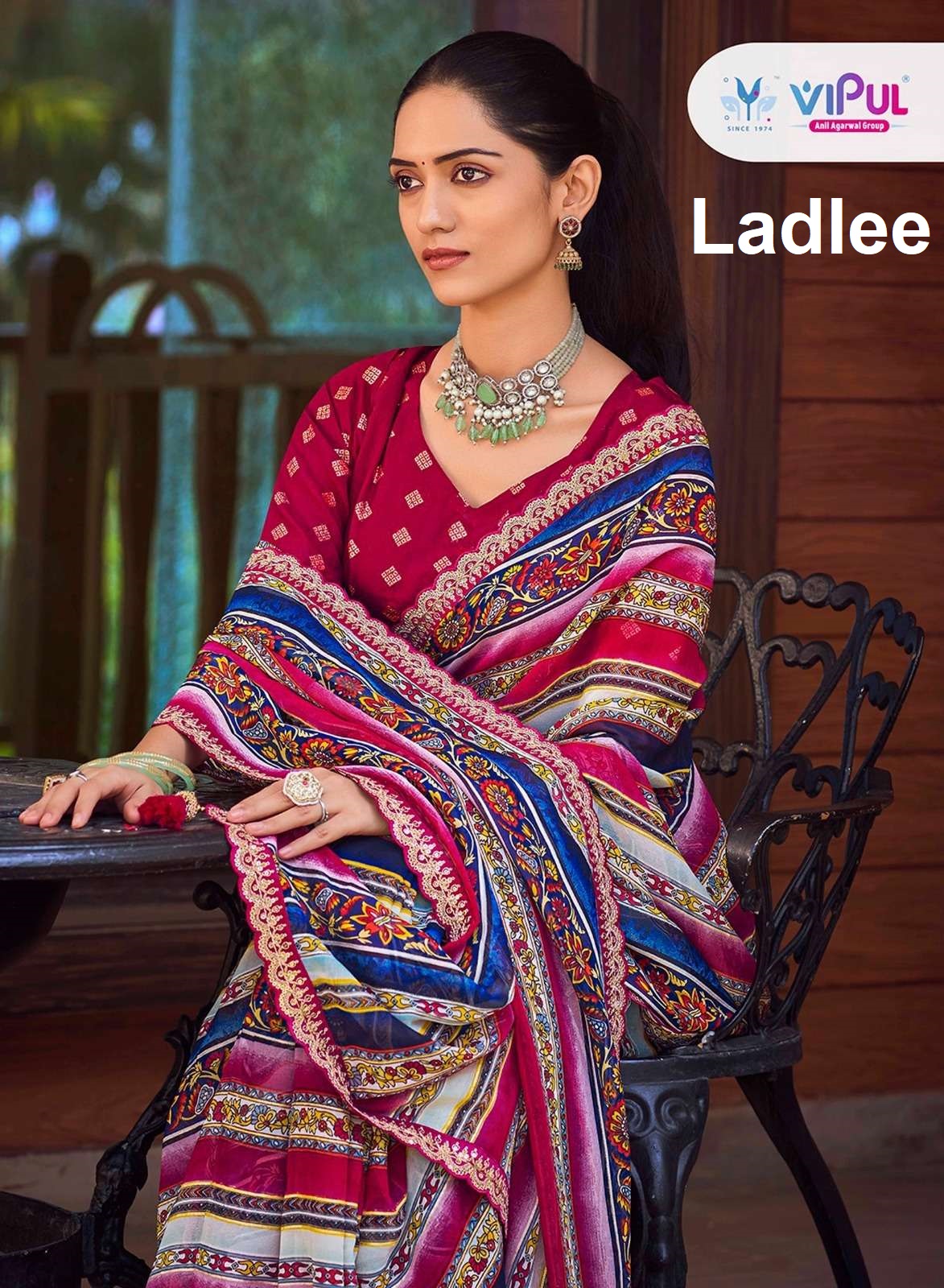 LADLEE BY VIPUL 88920 TO 88925 SERIES FANCY WEIGHTLESS PRINTED SAREES