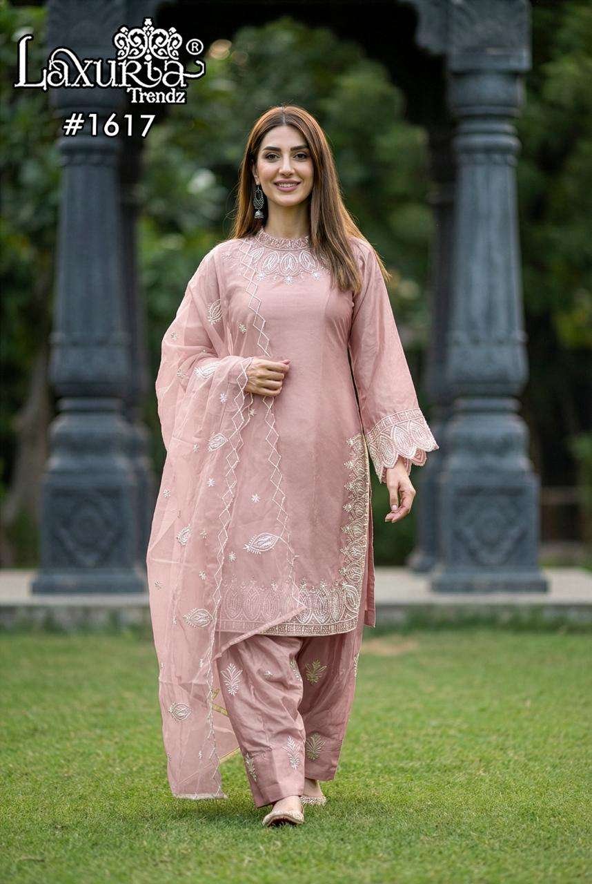 LAXURIA 1617 COLOURS BY LAXURIA TRENDZ HO SILK STITCHED PAKISTANI DRESSES