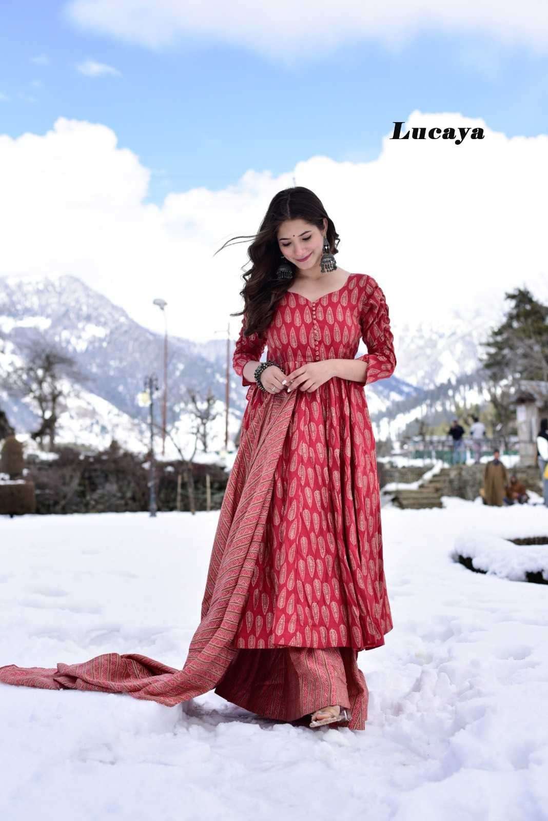 LUCAYA VOL-15 BY SUSWANI DESIGNER MUSLIN PRINTED STITCHED DRESSES