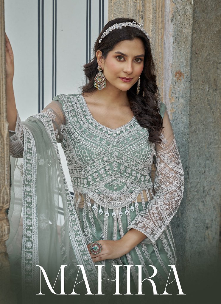 MAHIRA BY SENHORA 3102-A TO 3102-D SERIES HEAVY BUTTERFLY NET DRESSES