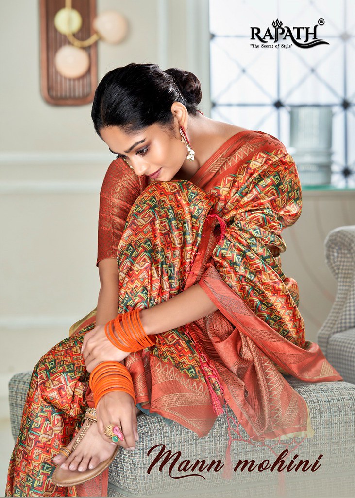 MANN MOHINI BY RAJPATH 170001 TO 170008 SERIES HANDLOOM SILK SAREES
