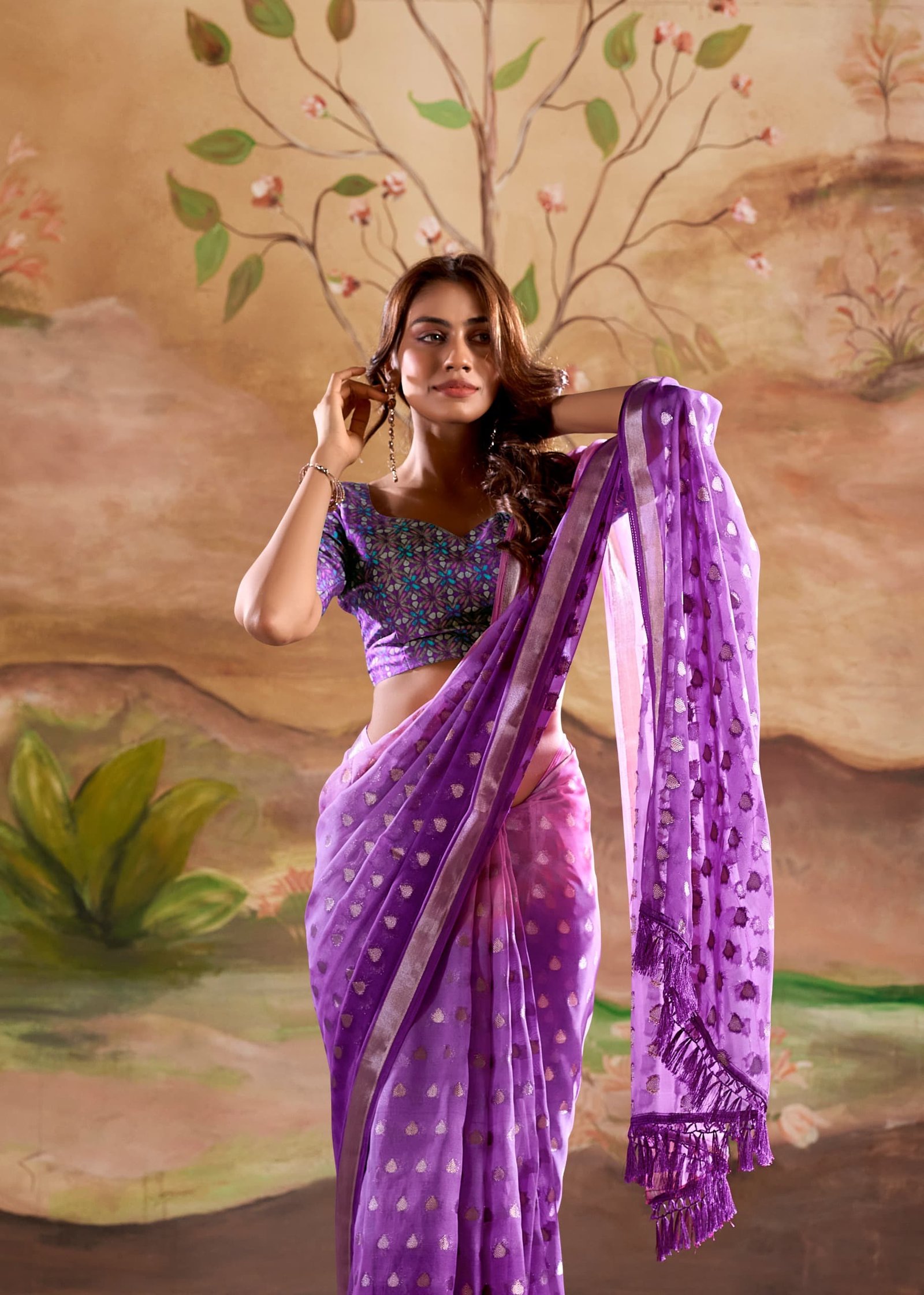 MARIGOLD SILK BY RAJPATH 540001 TO 540006 SERIES GEORGETTE SAREES