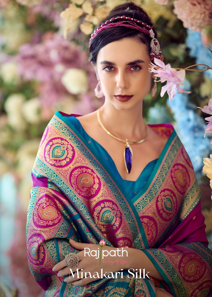 MINAKARI SILK BY RAJPATH 780001 TO 780008 SERIES SOFT BANARASI SILK SAREES