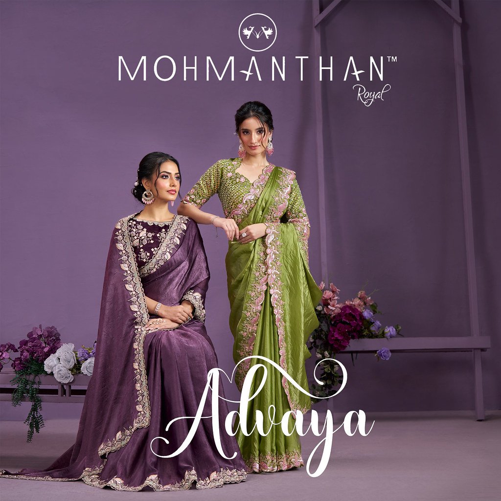 MOHMANTHAN ADVAYA BY MAHOTSAV 24804 TO 24816 SERIES FANCY SAREES