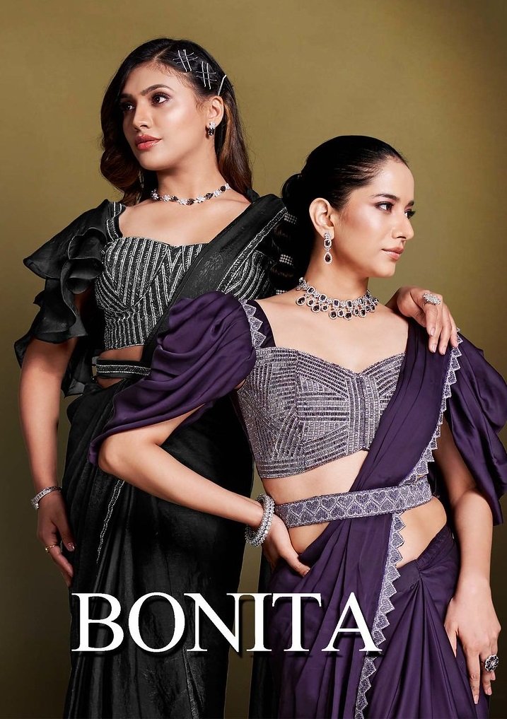 MOHMANTHAN BONITA BY MAHOTSAV 25506 TO 25514 SERIES SATIN SILK SAREES
