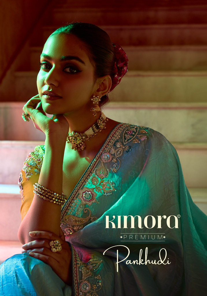 PANKHUDI BY KIMORA 5401 TO 5411 SERIES HEAVY DESIGNER FANCY SAREES