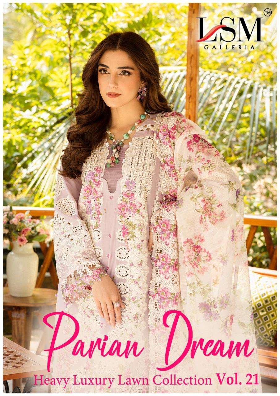 PARIAN DREAM VOL-21 BY LSM GALLERIA 2101 TO 2106 SERIES COTTON DRESSES