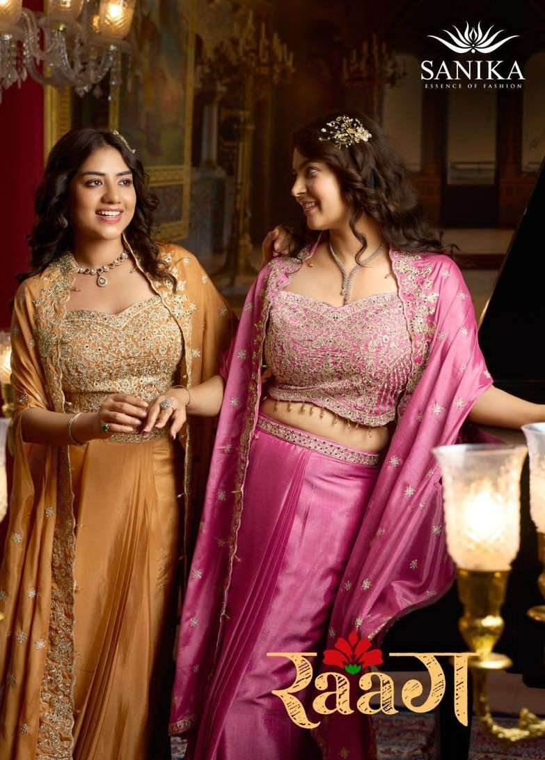 RAAG BY SANIKA 1701 TO 1703 SERIES CHINON S?LK SHURG STYLE DRESSES