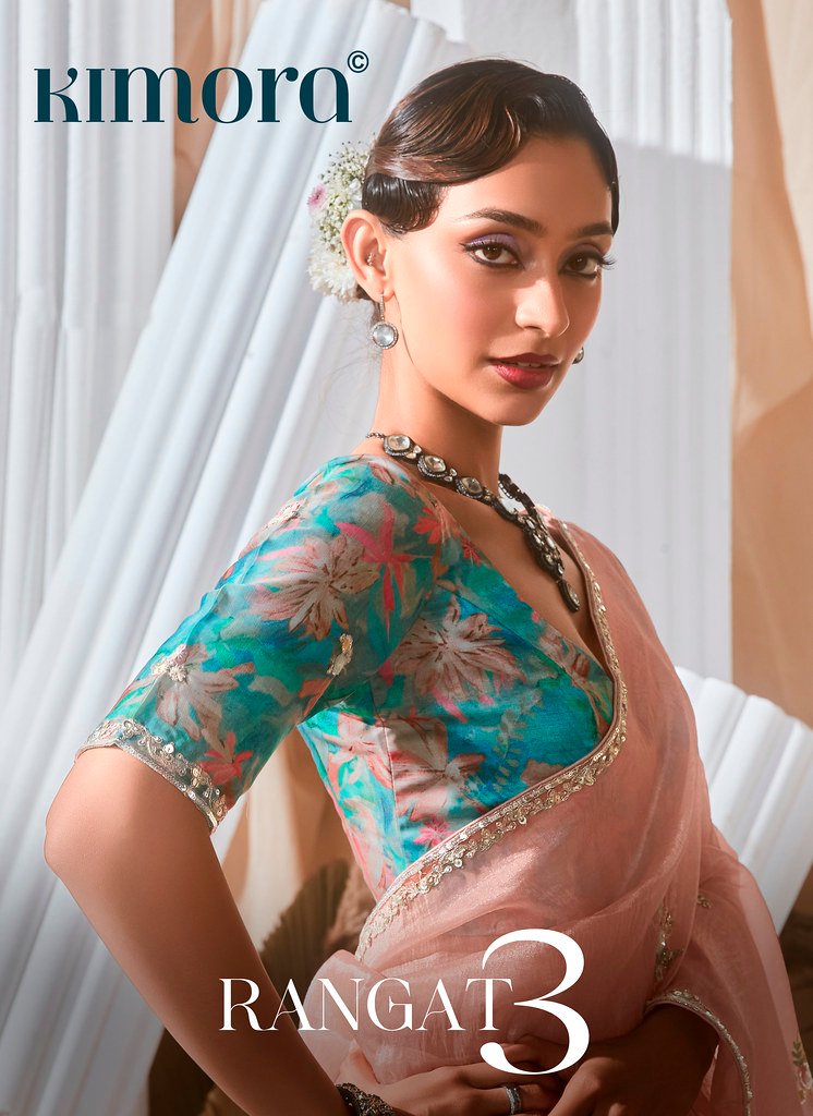 RANGAT VOL-3 BY KIMORA 2251 TO 2265 SERIES FANCY DESIGNER SAREES