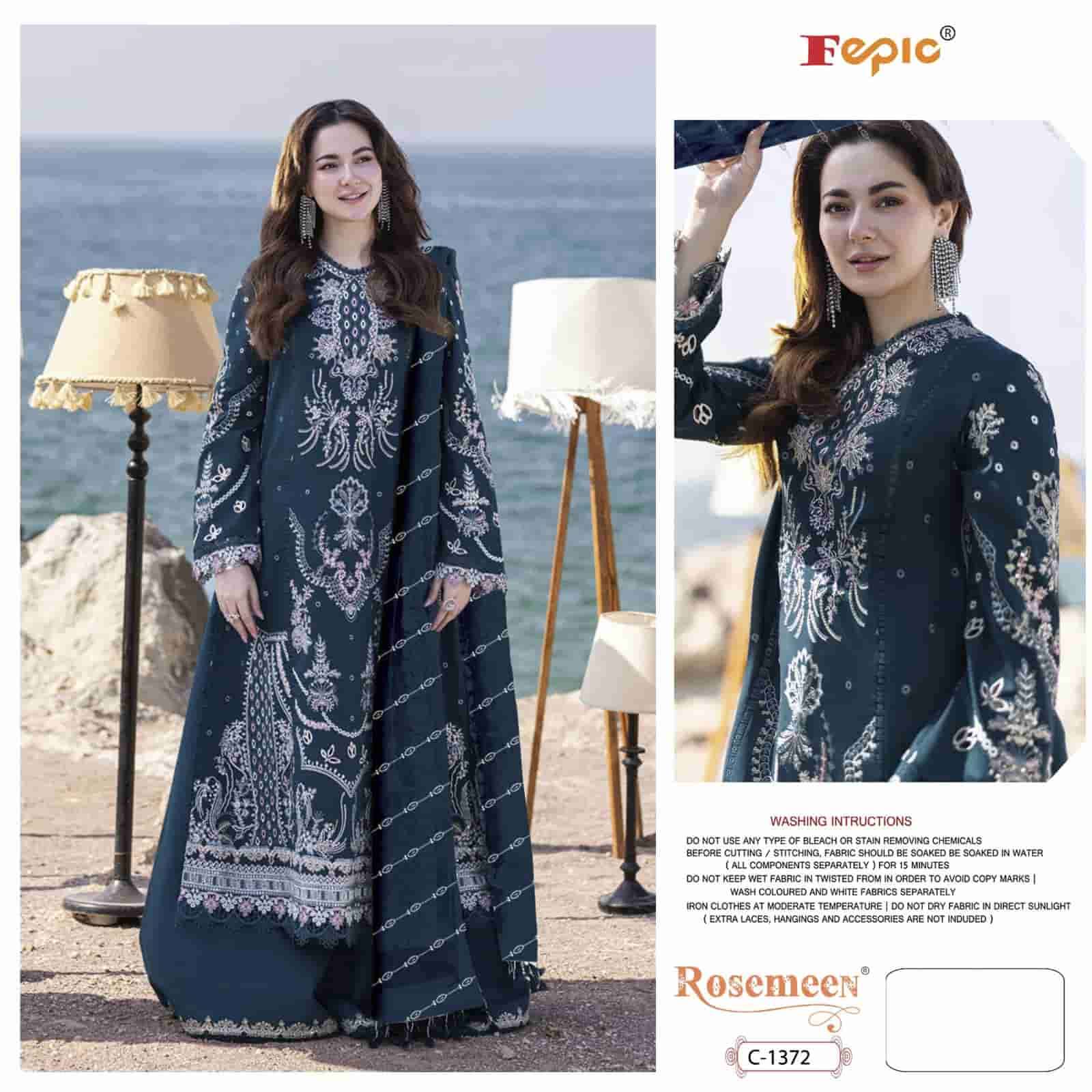 ROSEMEEN C-1372 COLOURS BY FEPIC DESIGNER RAYON PAKISTANI DRESSES