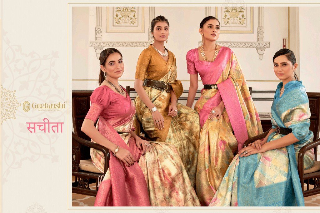 SACHITA BY GEETANSHI 17-A TO 22-B SERIES DESIGNER SOFTY NYLON SAREES