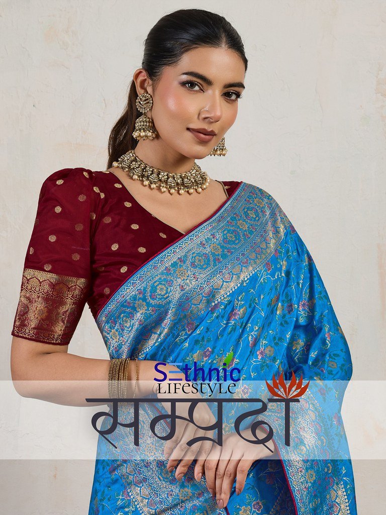 SAMPRADA BY SETHNIC 106001 TO 106004 SERIES HEAVY SOFT SILK SAREES