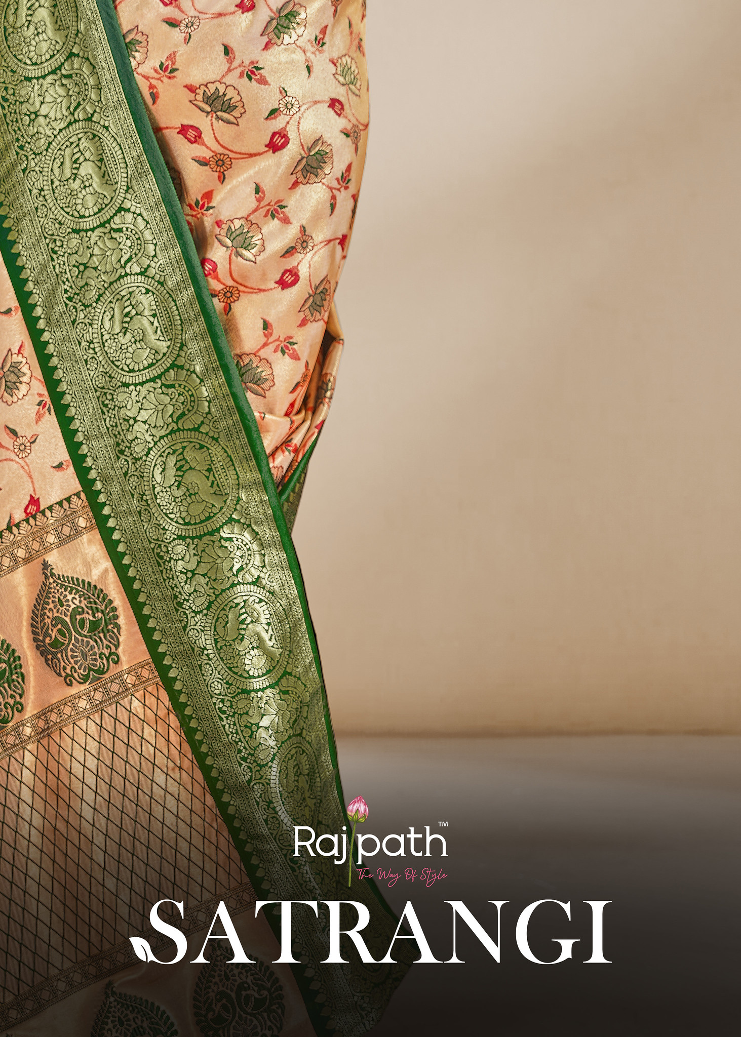 SATRANGI SILK BY RAJPATH 189001 TO 189006 SERIES DHARMAVARAM TISSUE SILK SAREES