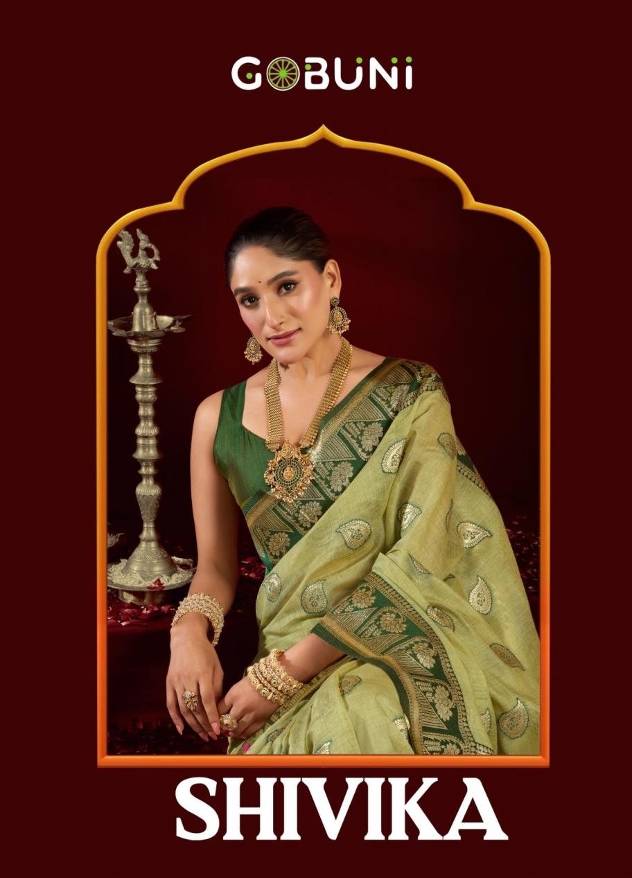 SHIVIKA BY GOBUNI 2501 To 2506 SERIES FANCY MODAL BANARASI JARI SAREES