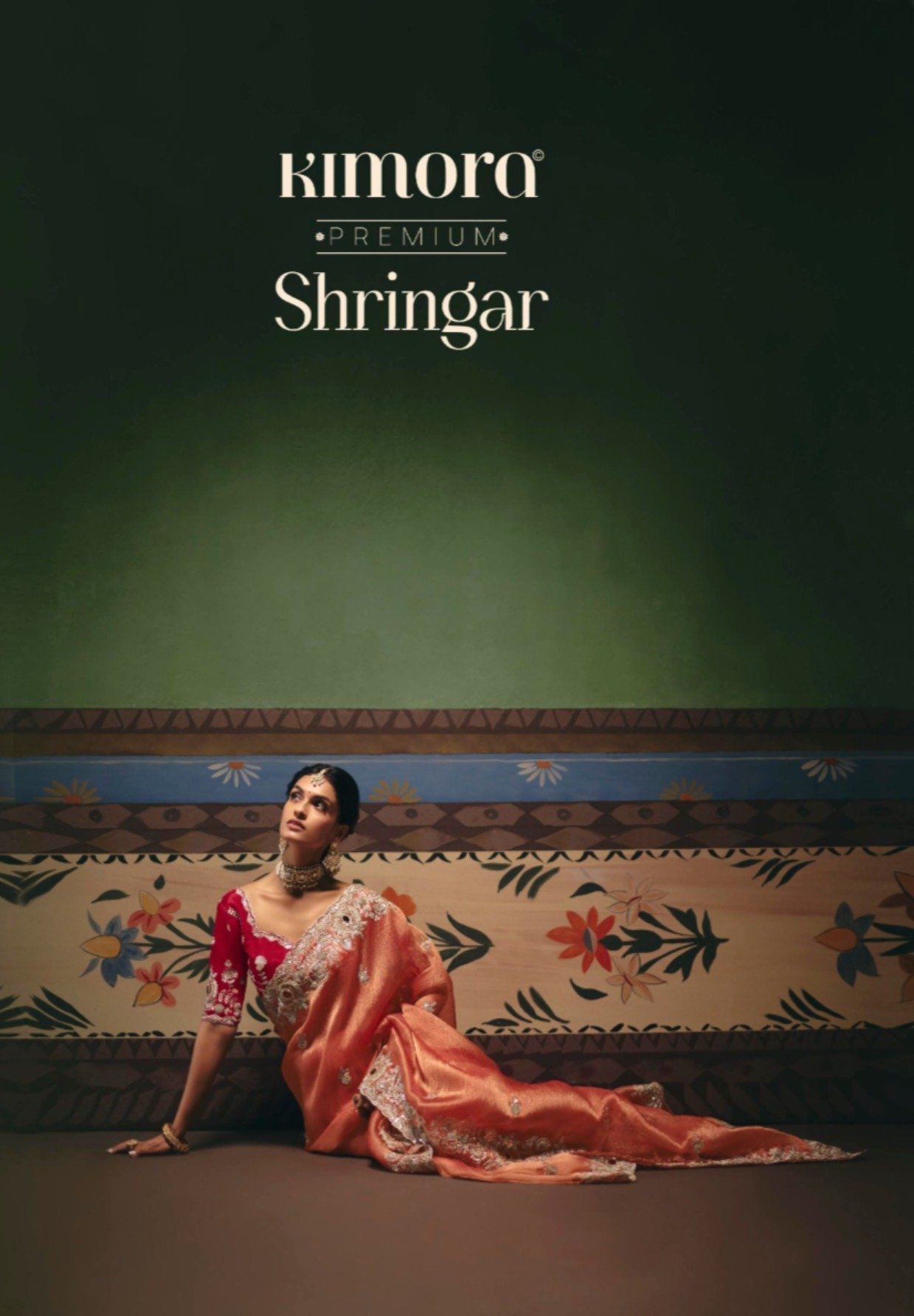 SHRINGAR BY KIMORA 5621 TO 5631 SERIES DESIGNER FANCY FABRIC SAREES