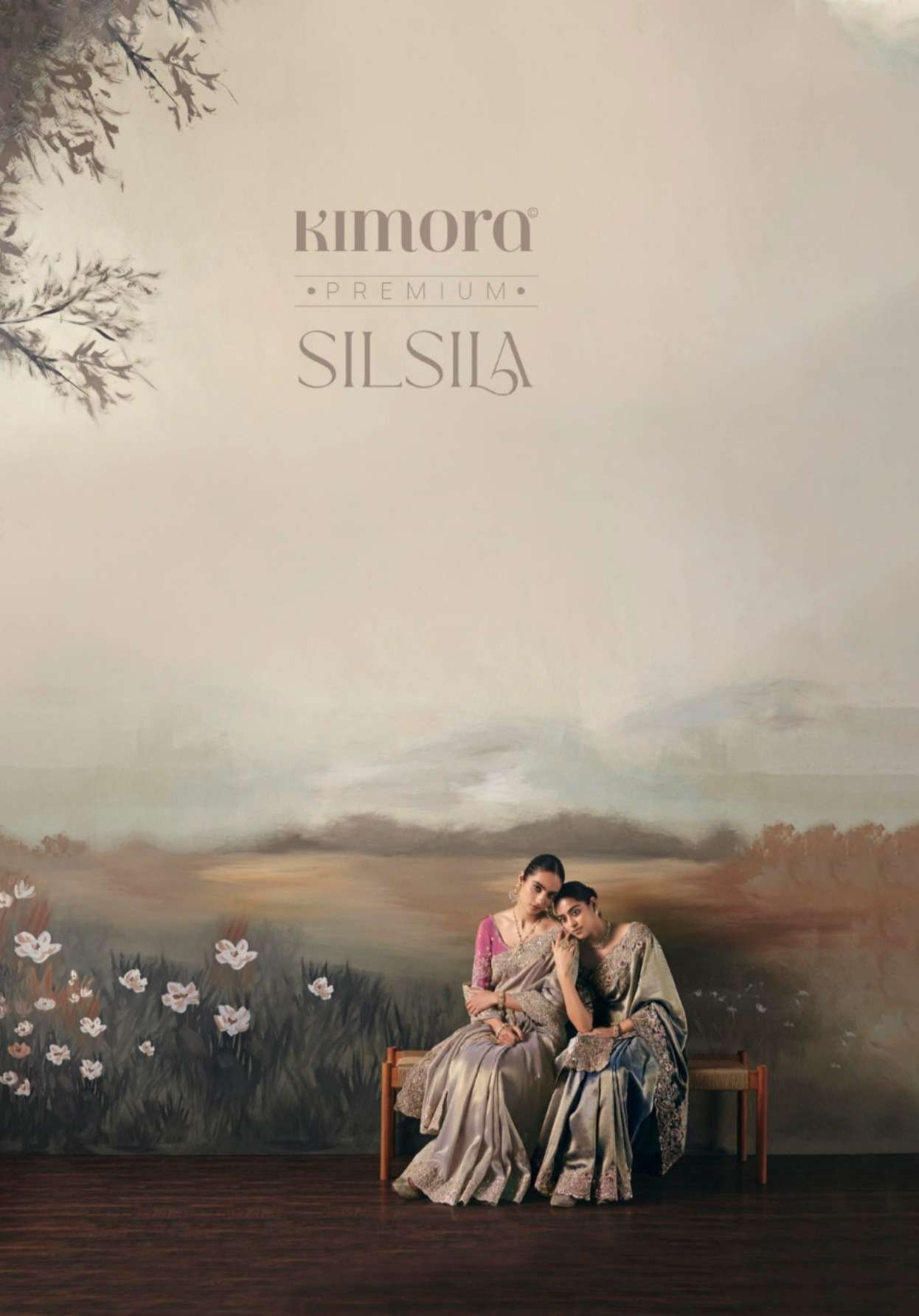 SILSILA BY KIMORA 5561 TO 5571 SERIES PREMIUM TISSUE ZARI SAREES
