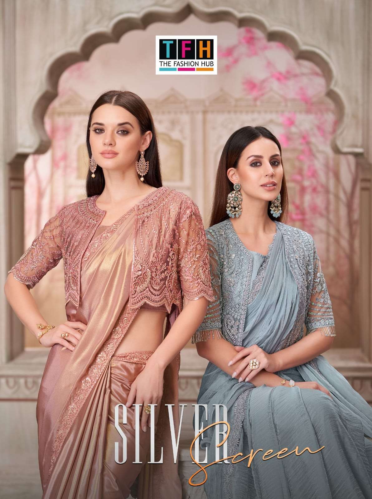 SILVER SCREEN VOL-21 BY TFH 31001 TO 31018 SERIES FANCY DESIGNER SAREES